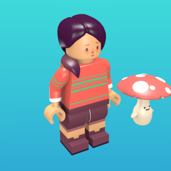 Essie from Ooblets as a minifigure