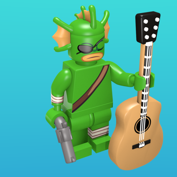 Fish from Nuclear Throne as a minifigure