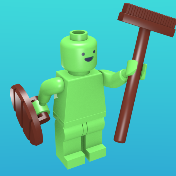 Moonman from MoonQuest as a minifigure
