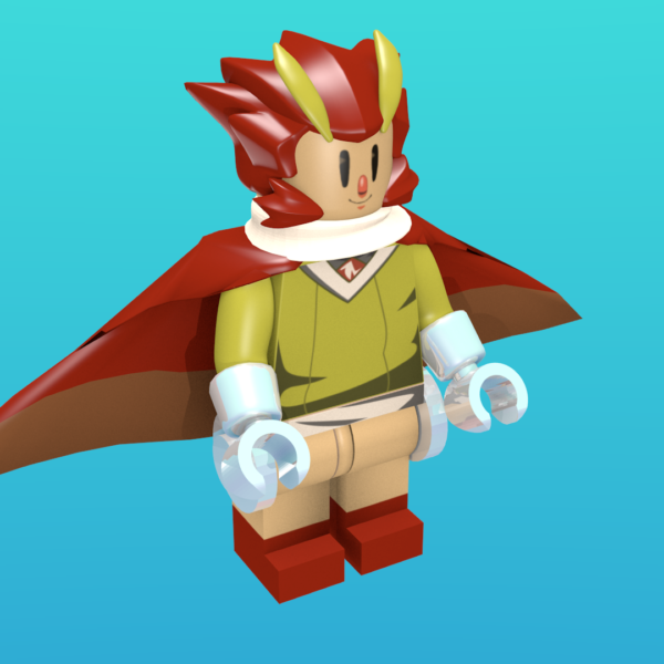 Otus from Owlboy as a minifigure
