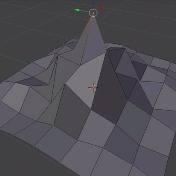 Video: Lowpoly mountains in Blender